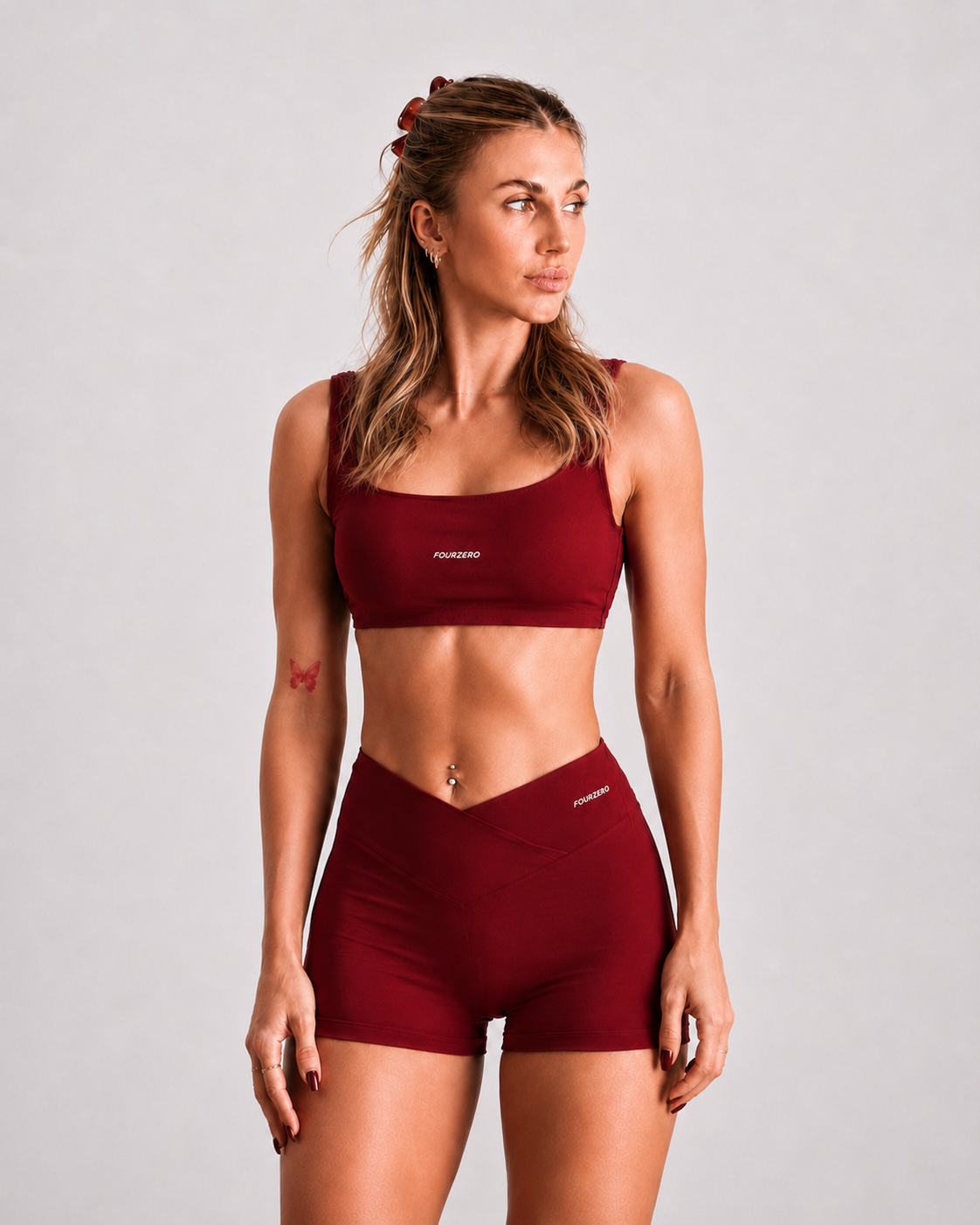 v1 Shorts (Burgundy)