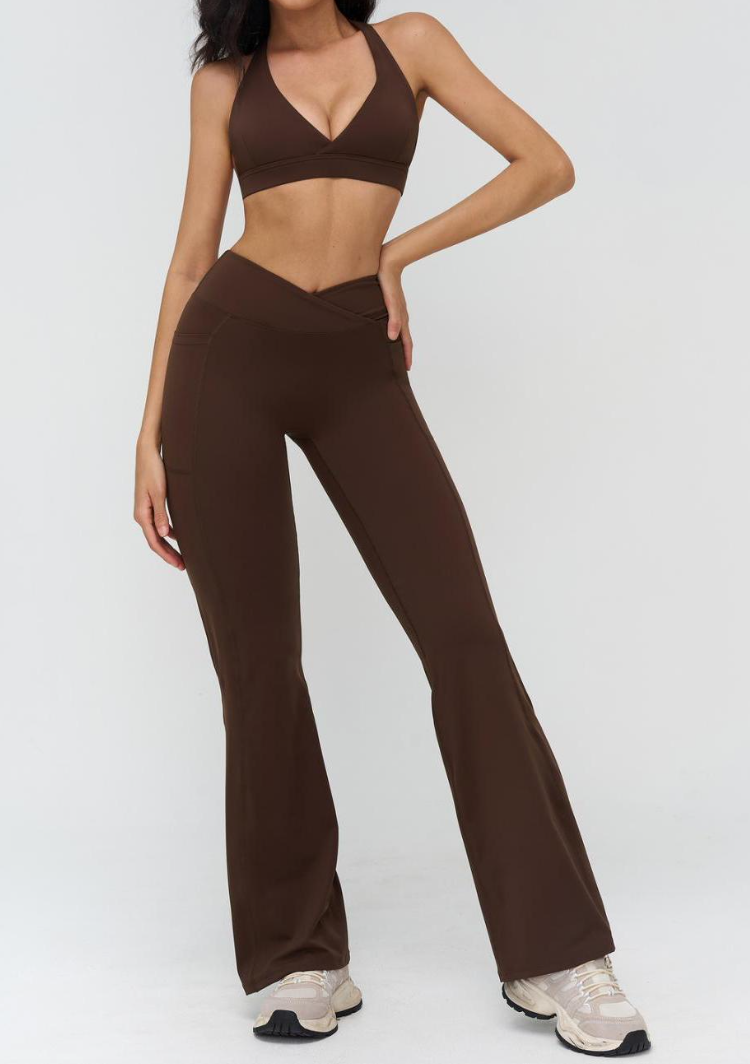 v5 Wide Leggins Set (Brown)