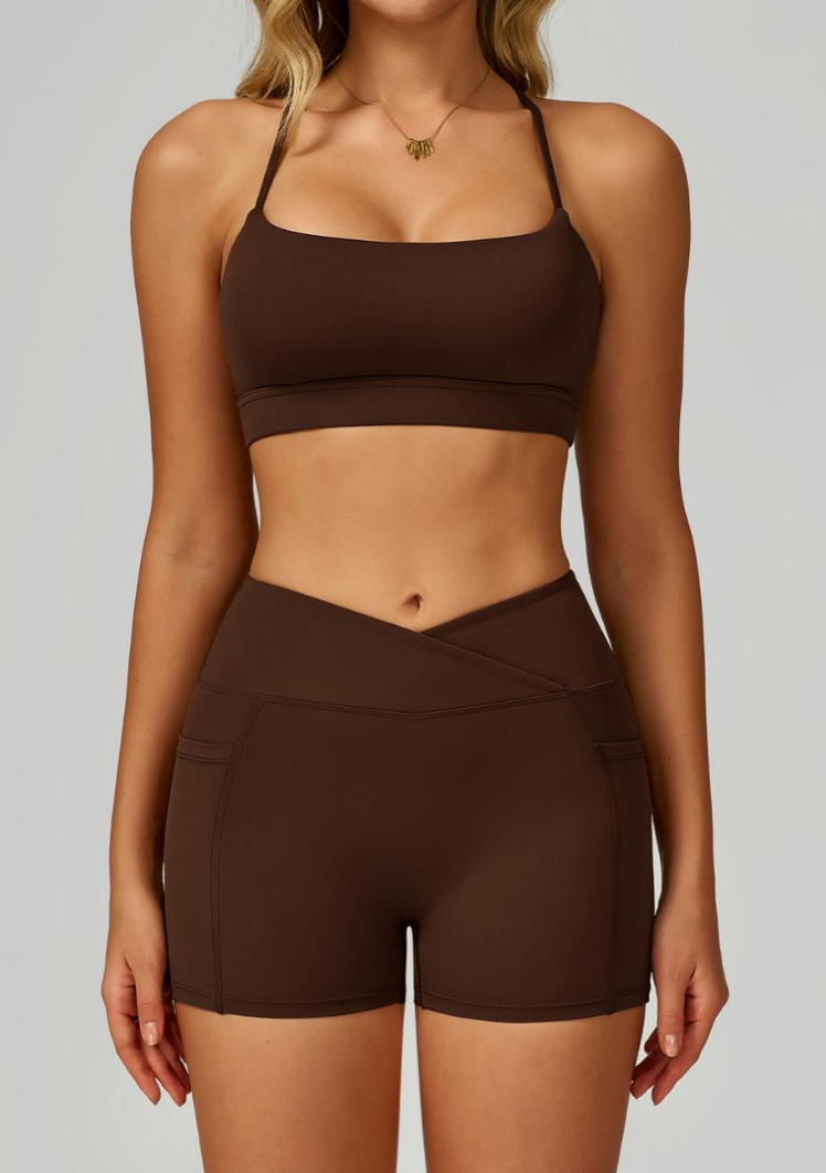 v4 Shorts Set (Brown)
