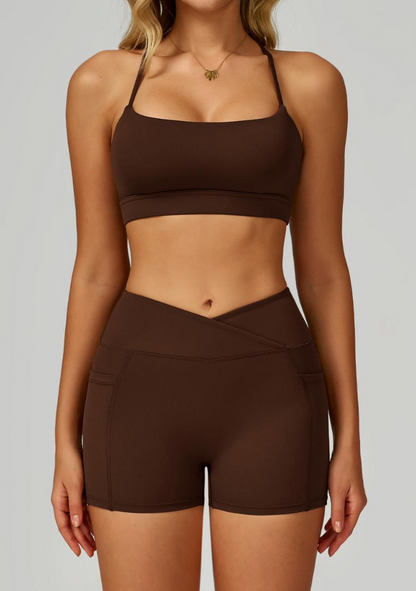 v4 Shorts Set (Brown)