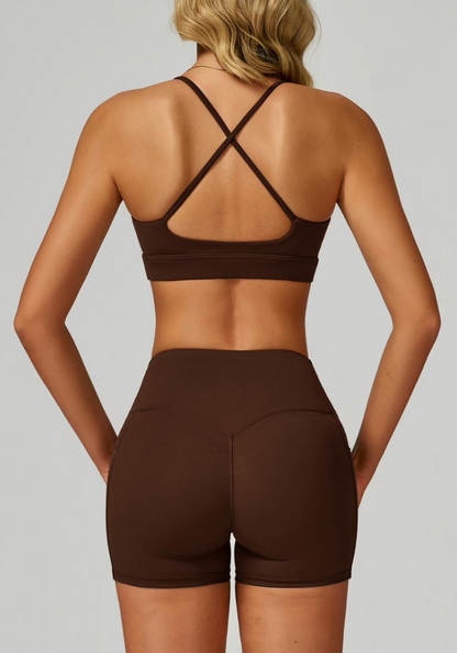 v4 Shorts Set (Brown)