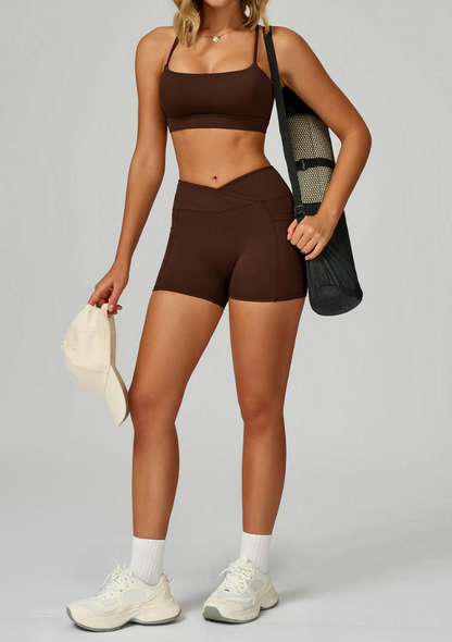 v4 Shorts Set (Brown)