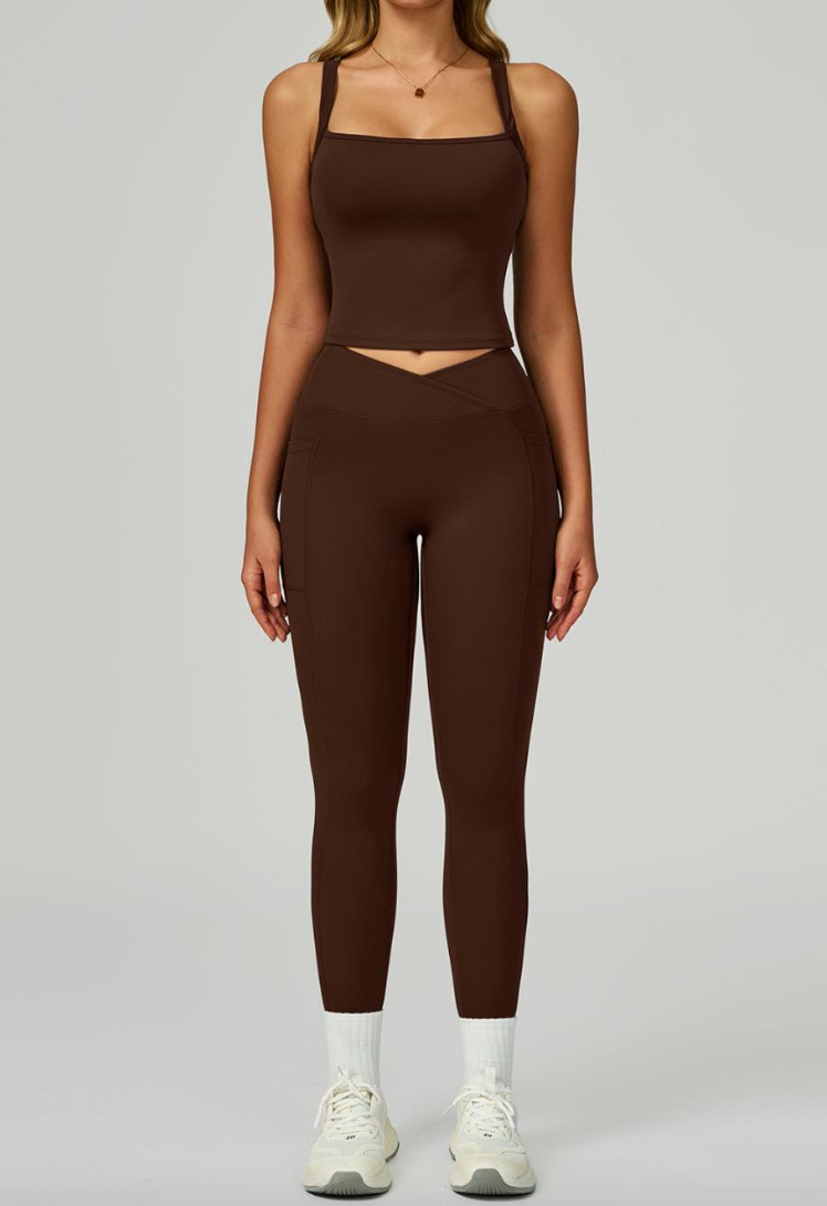 v7 Leggins Set (Brown)