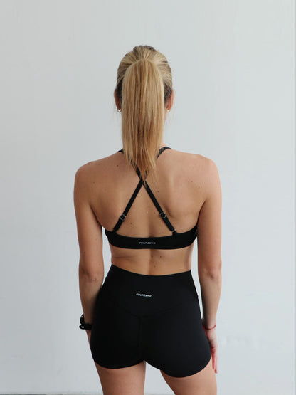 Twist Crop (Black)