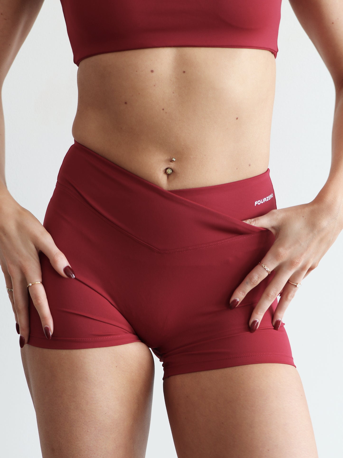 v1 Shorts (Burgundy)