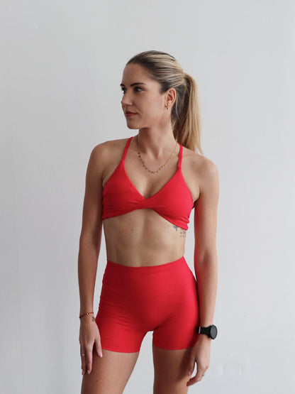 Twist Crop (Red)